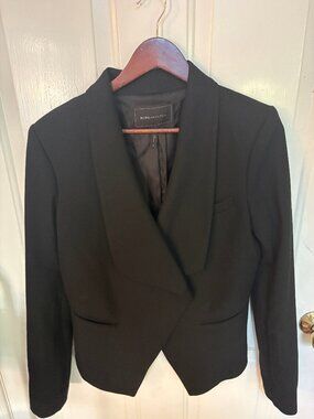 BCBGMAXAZRIA Draped Open Front Blazer - Like New - Size M